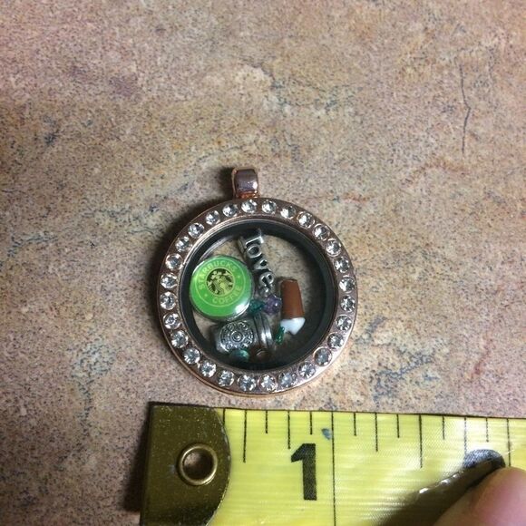 Starbucks inspired floating charm locket - Picture 2 of 2